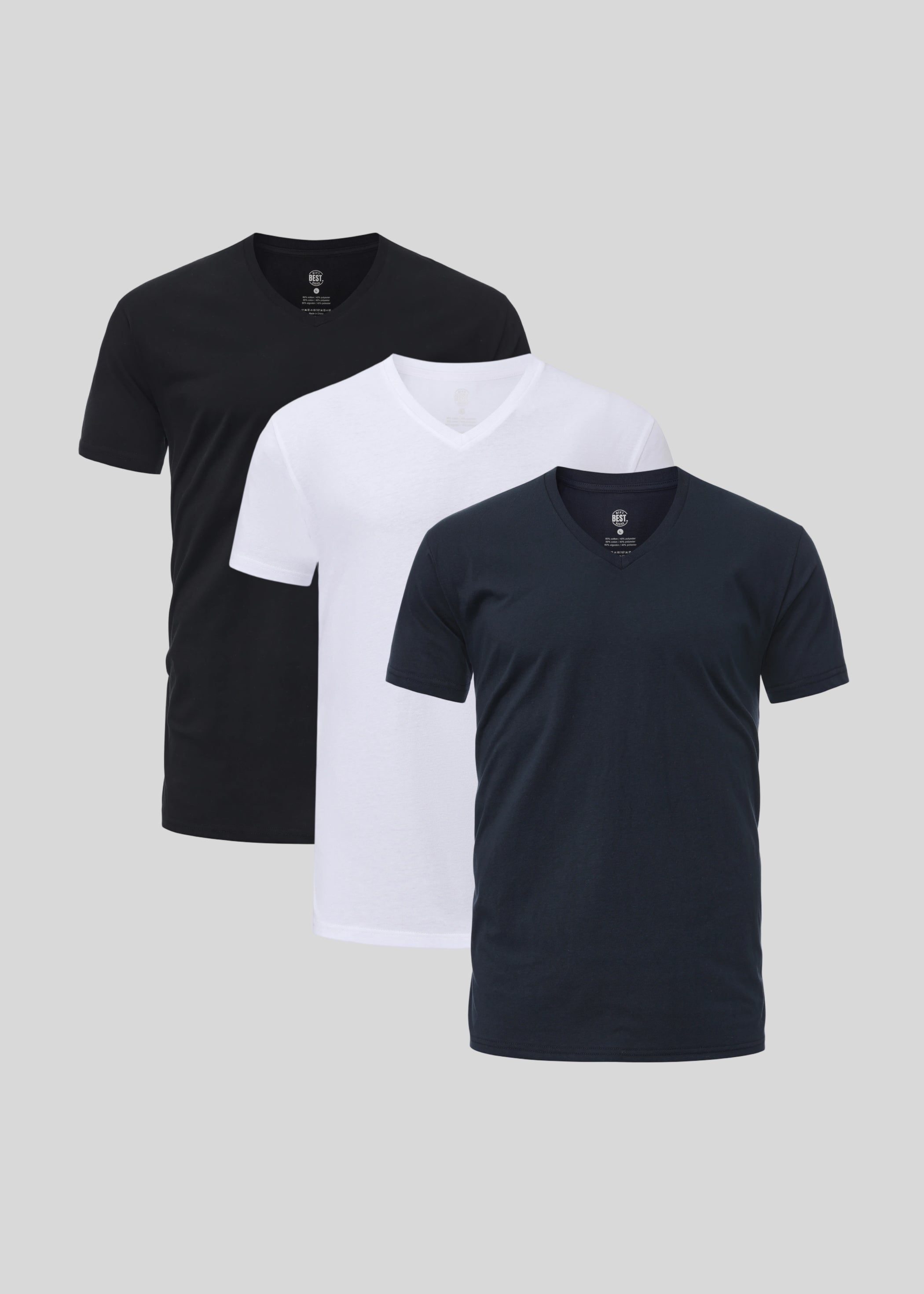 Basis V-Ausschnitt 3er-Pack