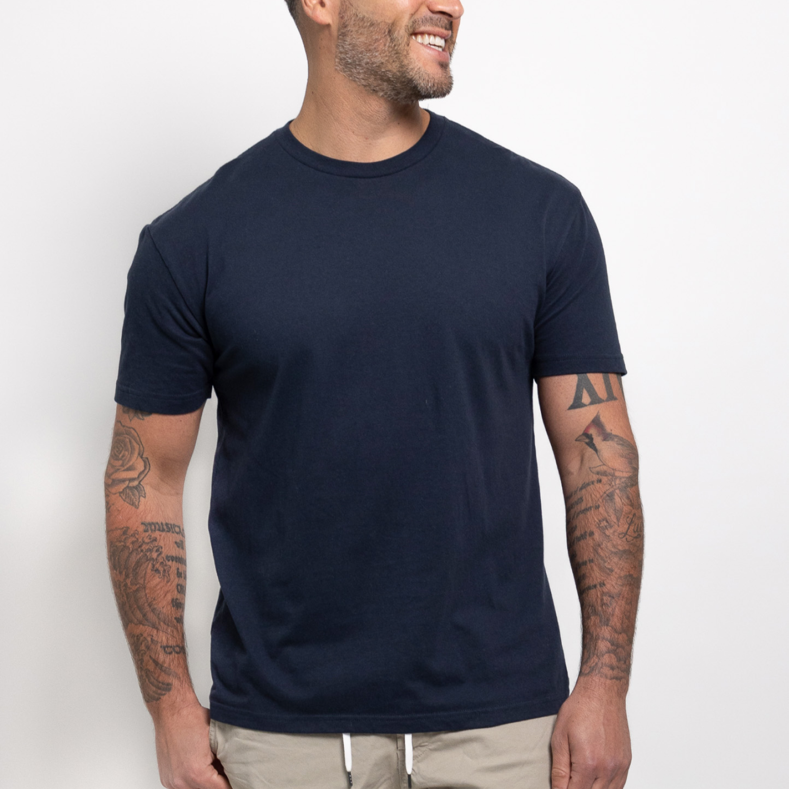 T-Shirt mit Boatneck und Frontprint