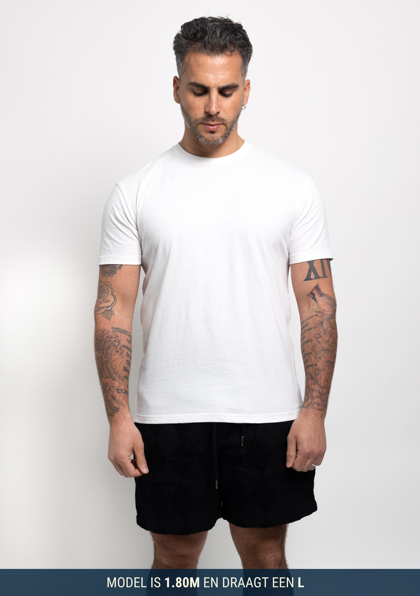 Weiß Rundhals 12er-Pack