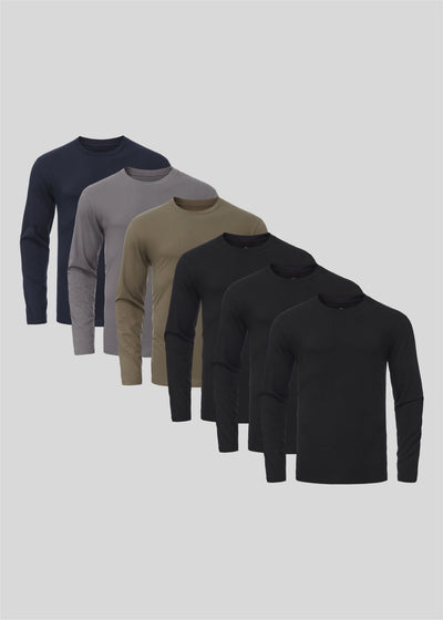 Men's Best Langarmshirts 6er-Pack