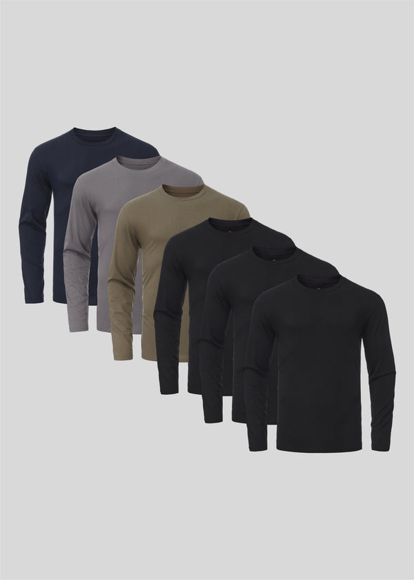 Men's Best Langarmshirts 6er-Pack