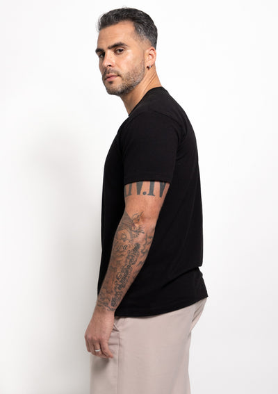 Schwarz Rundhals 9er-Pack