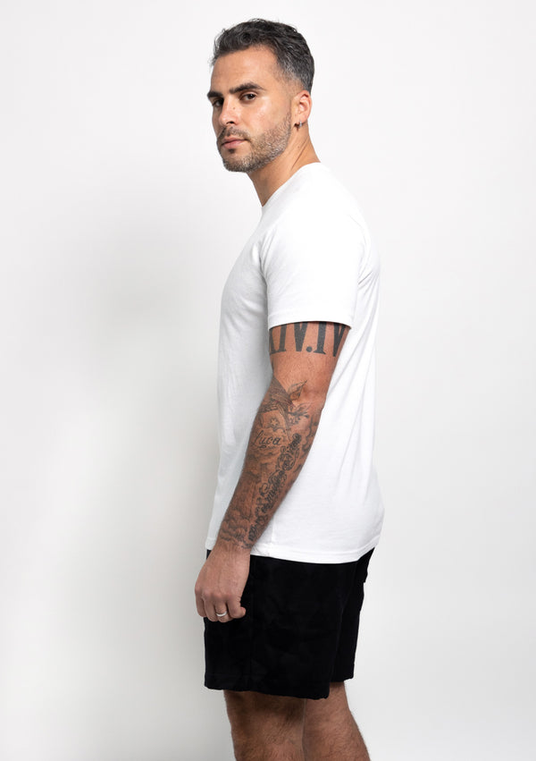 Weiß Rundhals 6er-Pack