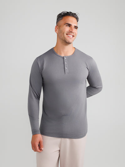 Dark Gray Henley