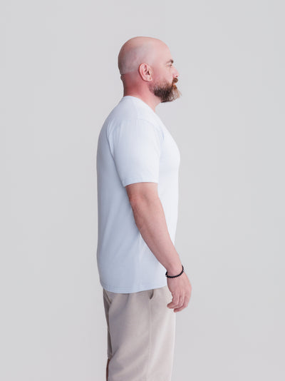 Cool Blue V-Neck