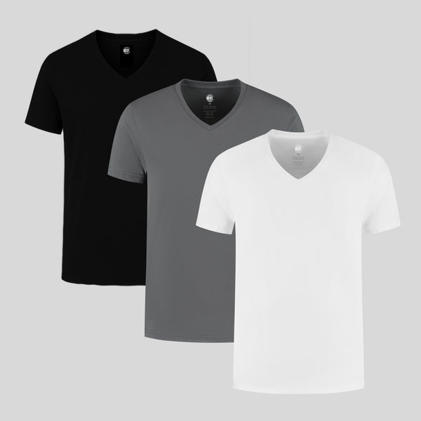 Mono V-Ausschnitt 3er-Pack