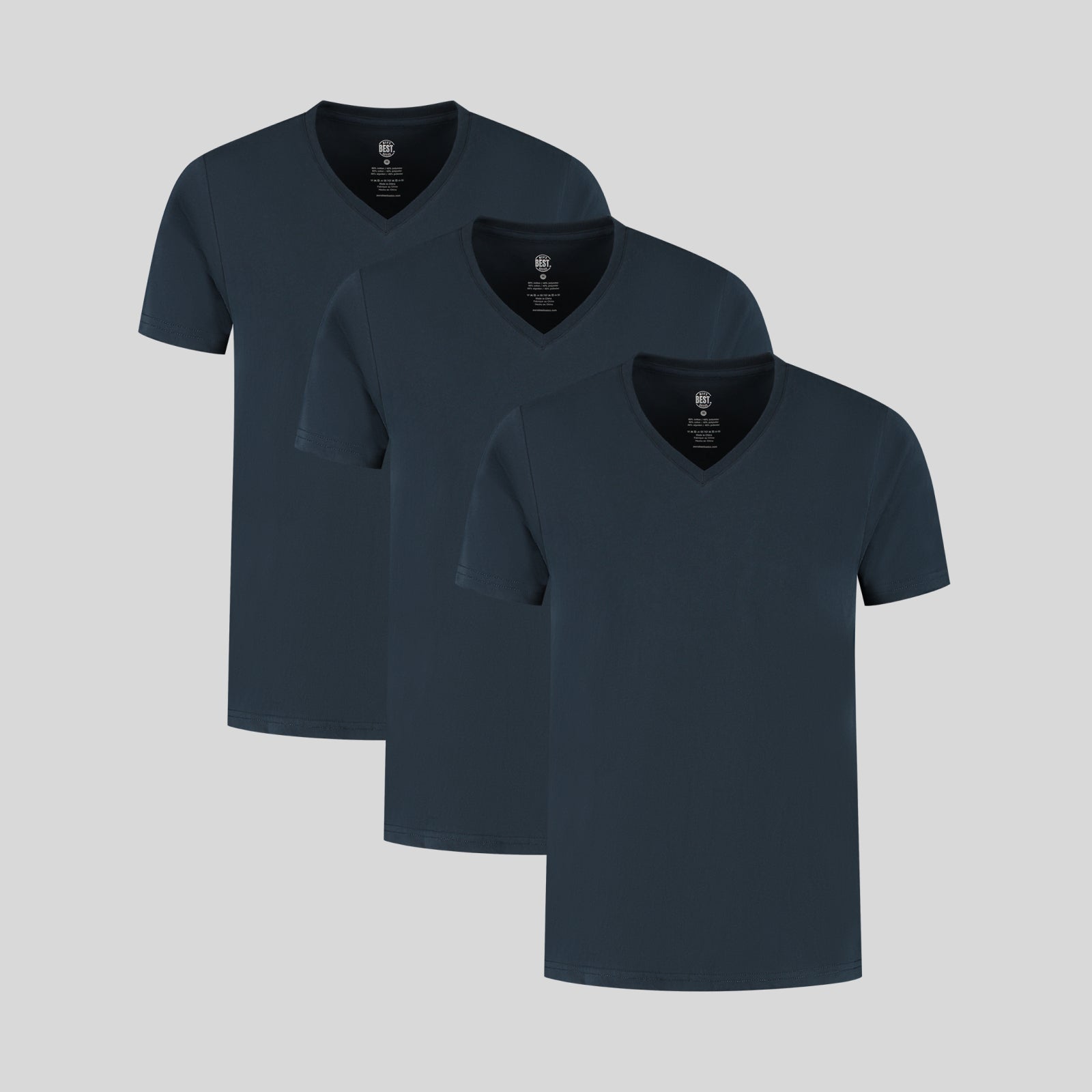 Marineblaues V-Ausschnitt 3er-Pack