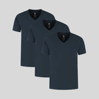 Marineblaues V-Ausschnitt 3er-Pack