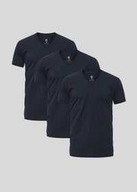 Marineblaues V-Ausschnitt 3er-Pack